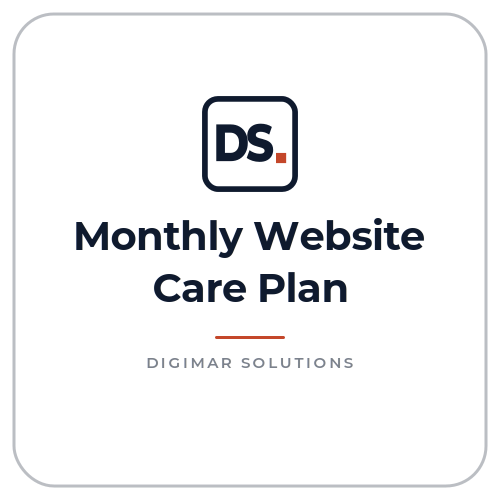 Monthly Website Care Plan